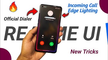 Enable Edge Lighting For Incoming Calls In Realme || Realme Official Dialer New Update