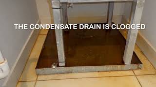 An Air Conditioner Flooding The Home