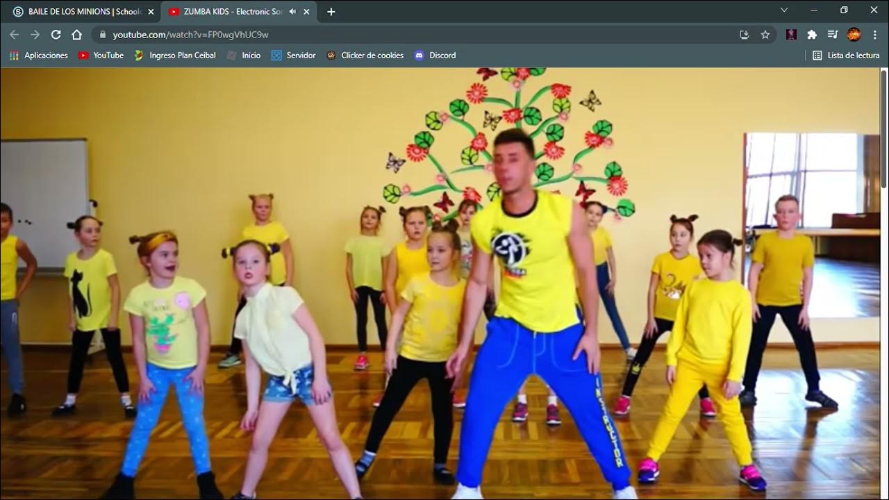 ZUMBA KIDS Electronic Song Minions YouTube