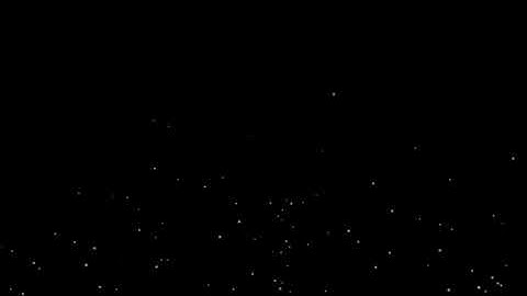 TRANSPARENT PARTICLES UP // Free download Alpha overlay video