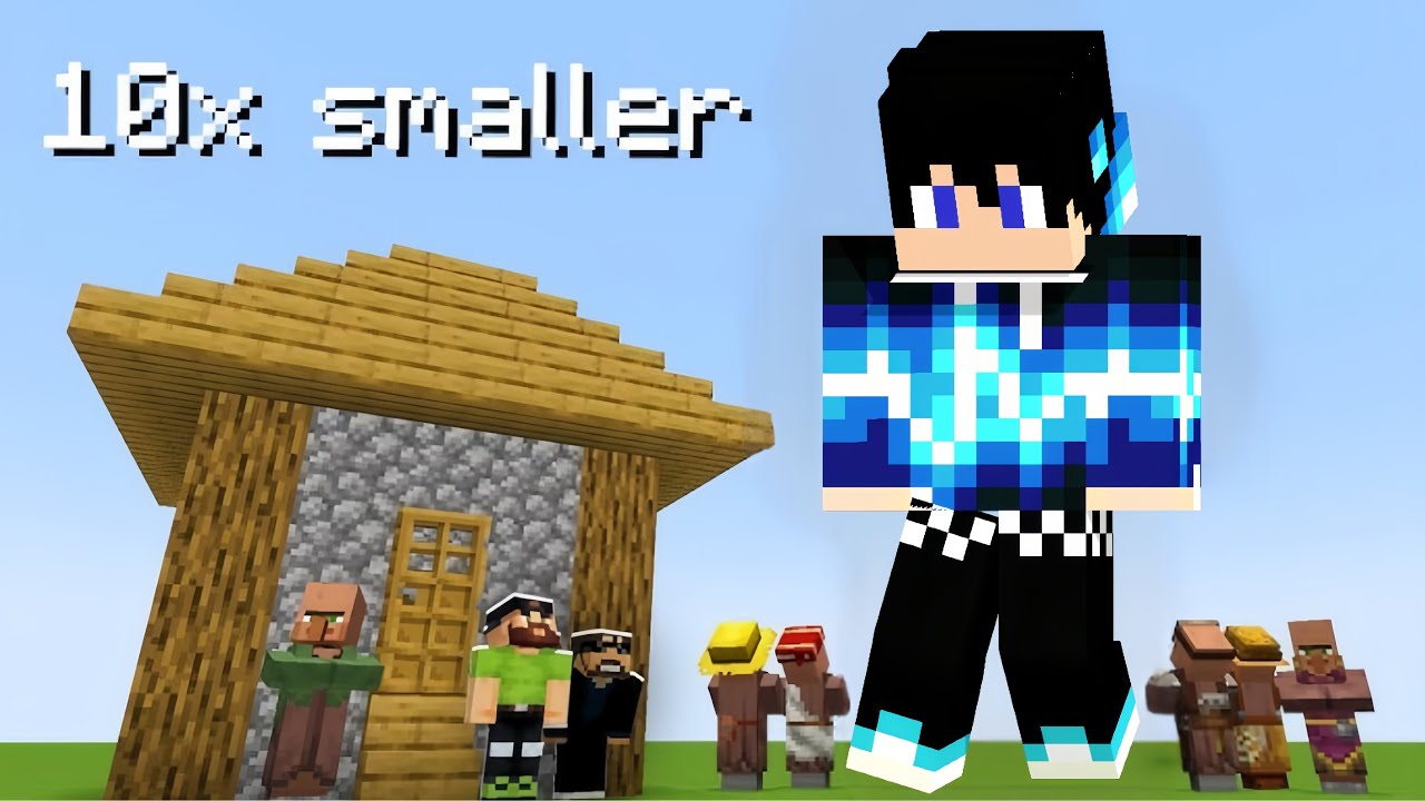 Minecraft, But Everything is 10x Smaller...