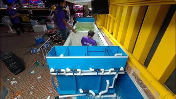 NC. World พระราม 2 - งานระบบ Overflow Full Services สำหรับอ่างไฟเบอร์ 200*100*60 ซม. กรองบน Set 2