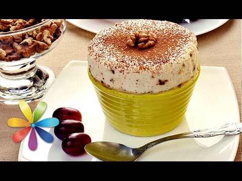 Видео рецепт Парфэ с грецкими орехами и медом