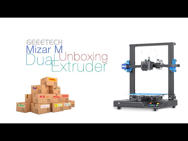 GEEETECH Mizar M Imprimante 3D Multi-Couleurs à Double extrudeuse