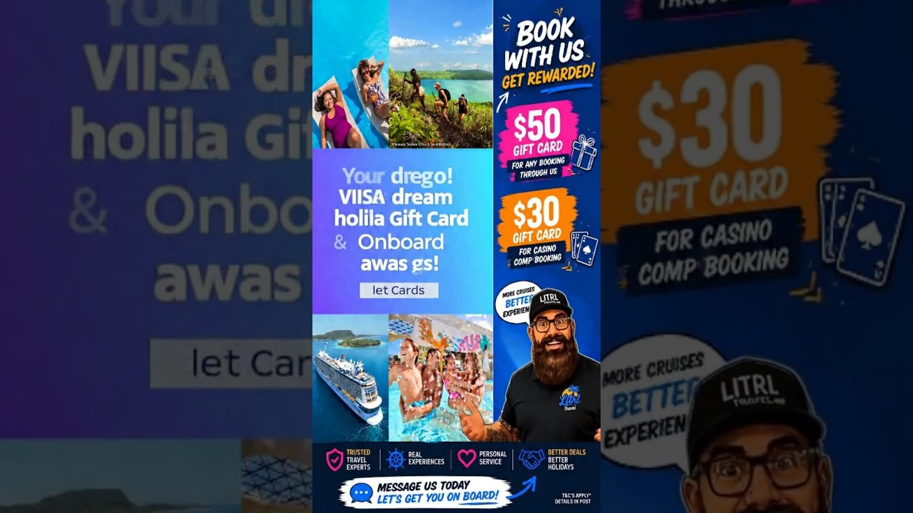 LITRL Travel gives you an extra $50 to spend #freegiftcard #cashback #shorts #travel #royalcaribbean