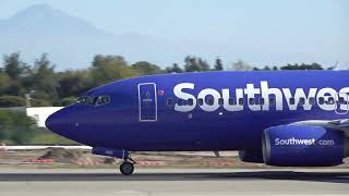 Southwest Airlines Boeing 737-7H4 N480WN LGB Takeoff 30 FIRST DIRECT FLIGHT TO NASHVILLE