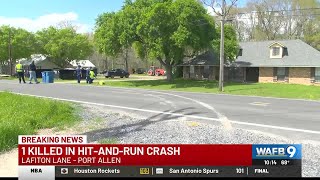 State Police make arrest in deadly hit-and-run crash in Port Allen; victim identified