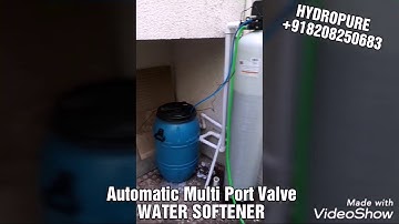 Automatic Multi Port Valve for Water Softener #HardWater #Borewell #SaltyWater
