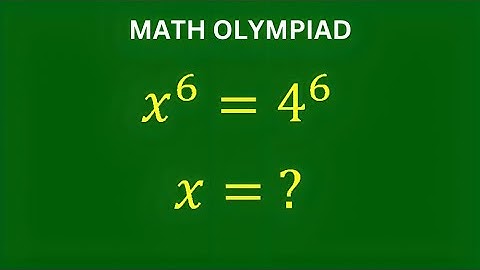 A Very Nice Math Olympiad Problem | Solve for x? | Algebra Equation