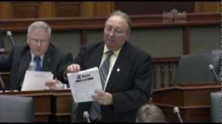 March 19, 2012 - MPP Bailey - Presents Petition to Save the Sarnia Jail