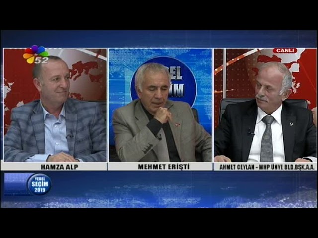 26/11/2018 YEREL SEÇİM 2019 - MİMAR AHMET CEYLAN / MHP ÜNYE BELEDİYE BAŞKAN ADAY ADAYI