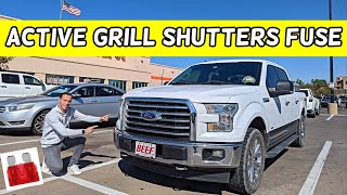 FORD F150 ACTIVE GRILL SHUTTERS FUSE LOCATION REPLACEMENT F 150 GRILL SHUTTER FUSE 2015 2016 2017