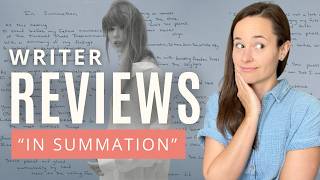Writer breaks down "In Summation" by Taylor Swift | TTPD poem analysis #writerreacts