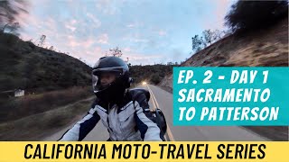 Motorcycle Travel Vlog Sacramento To Los Angeles - Day 1