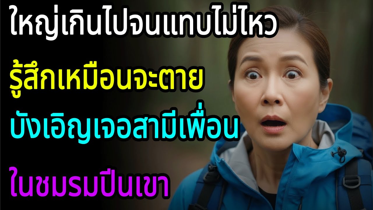 เจอสามีเพื่อนในชมรมเดินป่า เขาบอกว่า “ใหญ่เกินไปจนแทบจะบ้า”