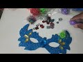 How to make masquerade / party face mask| Simple idea | DIY from glitter sheet| #facemask