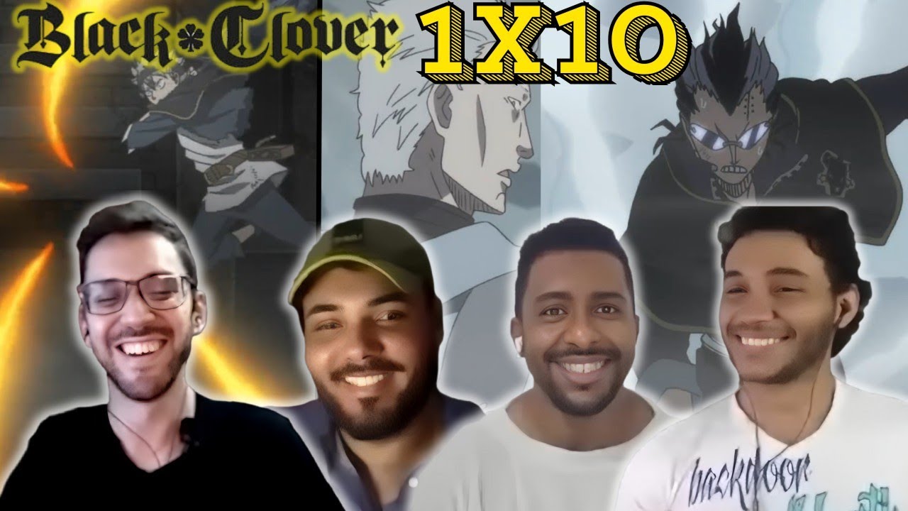 React BLACK CLOVER ep 10 Dublado / Noelle, Magna e Asta vs Ninjas da Névoa