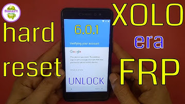 Hard Reset XOLO era 2X Pattern Unlock With Gmail FRP Bypass