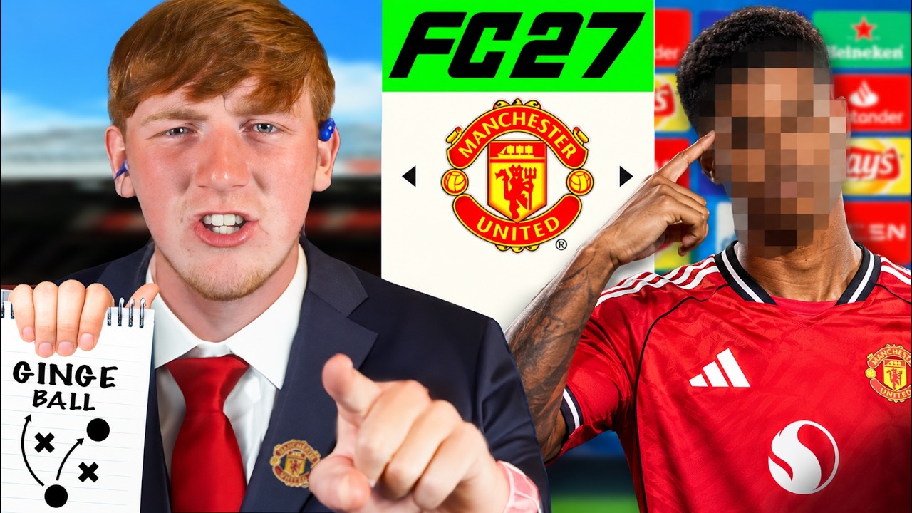Angry Ginge REBUILDS Man Utd ! FC27 Career Mode WALKTHROUGH | Ep.1