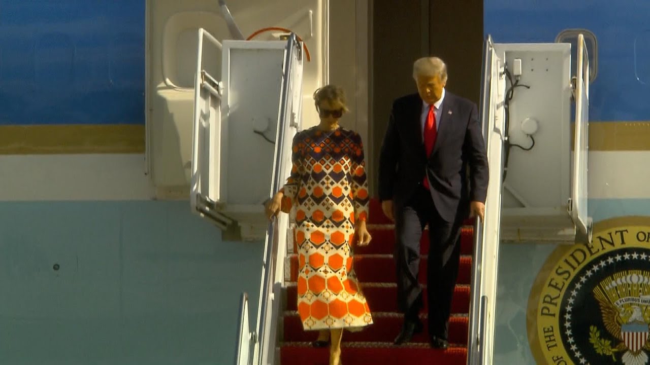 Melania Trump arrived in Florida wearing a $3700 dress - Insider