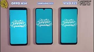 | Oppo A54 Vs Samsung A15 & Vivo Y21 | Speed test & Comparison | 2024 |