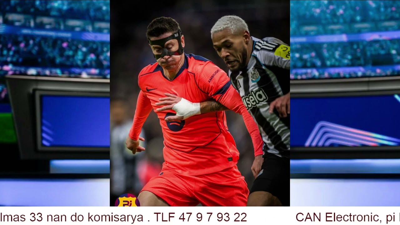 Le braquage du FC Barcelona à Newcastle United 1-1⚽