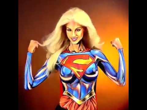 Hot Girl Body Painting