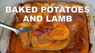 How to Make Egyptian Baked Potatoes and Lamb | (Saniat Batatis) صينية البطاطس | The Egyptian Cook