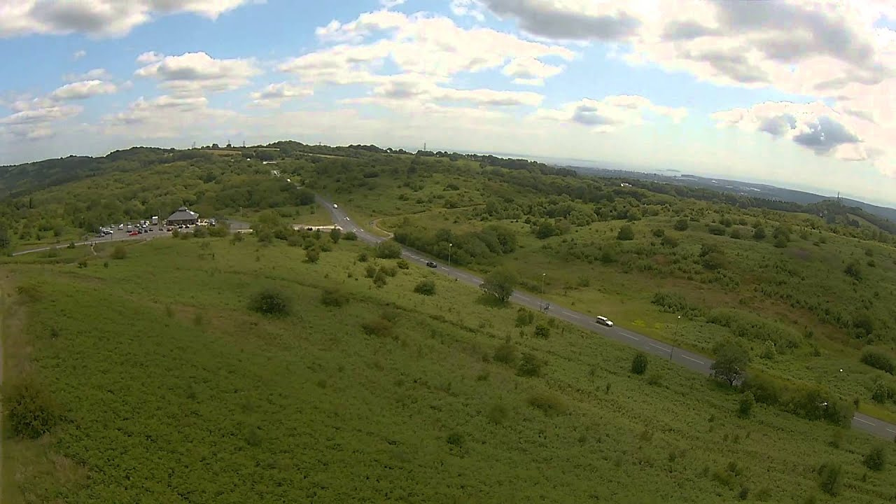 Caerphilly Mountain Aerial View EE Action Cam YouTube