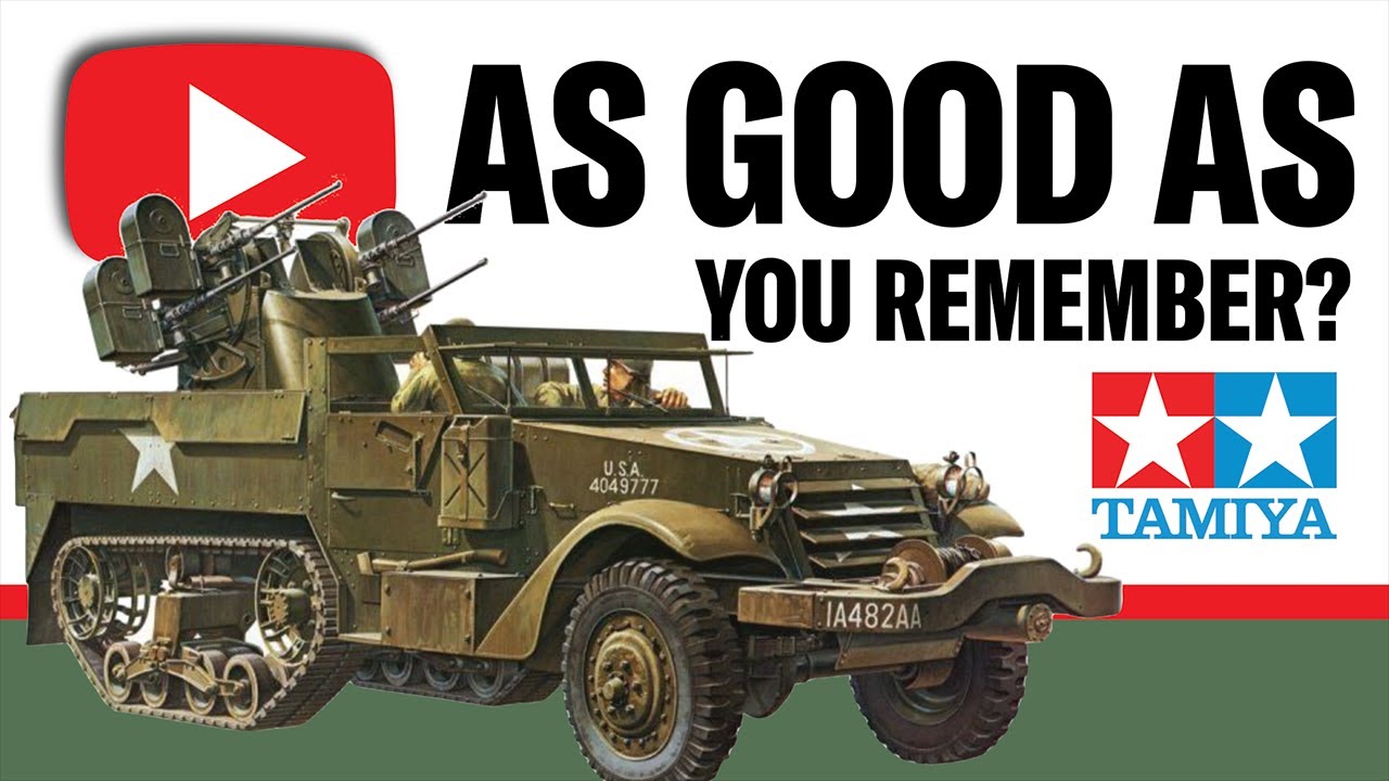 TAMIYA: денежный захват или гениальный ход? Переиздание Tamiya 1/35 M3 US Halftrack M16, собранно...