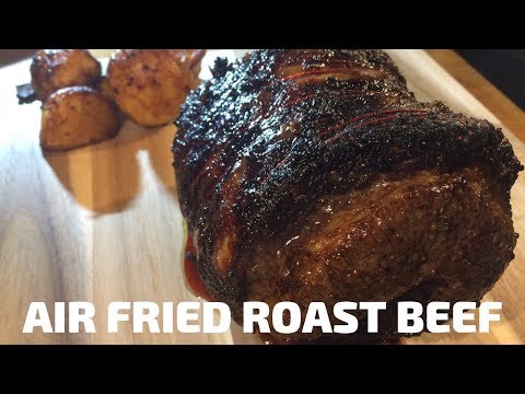 air-fried-roast-beef---garlic,-honey,-mustard-glaze---step-by-step