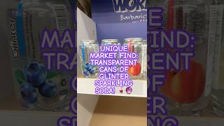 Carrefour Market Drinks: Rare Glinter Clear Cans! 🥤🇧🇪 #tournai