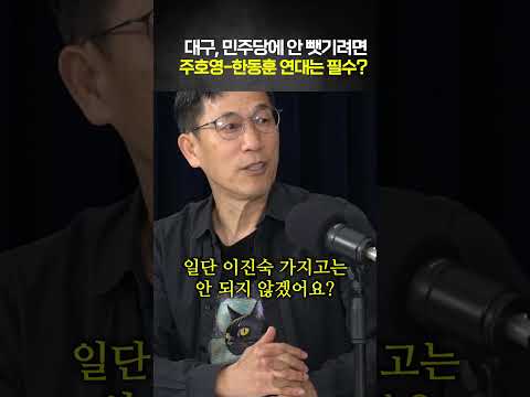 대구, 민주당에 <strong>안</strong> 뺏기려면 주호영-한동훈 연대는 <strong>필수</strong>?