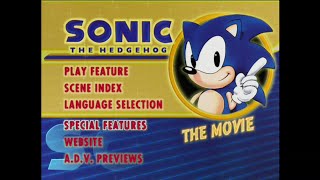 Sonic The Hedgehog The Movie Sonic Ova Bonus Features & Previews