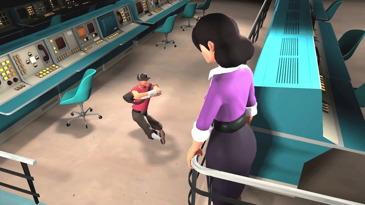 [SFM] TF2 Team Red Scout Mercenary Elite Human Good Wars The Impressing Pauling 2025