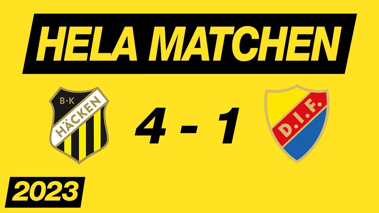 BK Häcken - Djurgårdens IF (4-1) Hela matchen Allsvenskan 2023