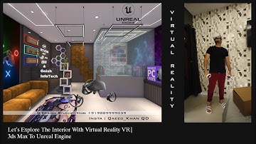 Interior In Virtual Reality VR| Unreal Engine #virtualreality #interiordesign @GnishInfotech