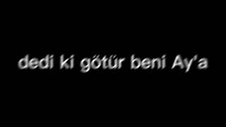 Gel omuzuma yaslan - Siyah ekran lyrics (abone olup alabilirsiniz)