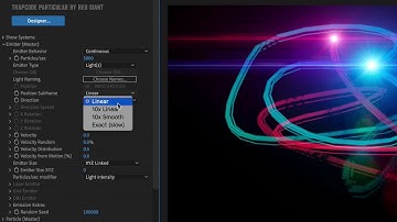 Create smooth curves with high speed emitters in Particular