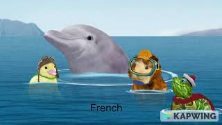 The Wonder Pets Save The Dolphin Ending Theme multilanguage