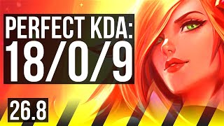 MISS FORTUNE &amp; Xerath vs CAITLYN &amp; Lux (ADC) | Perfect KDA: 18/0/9 | KR Master | 26.8