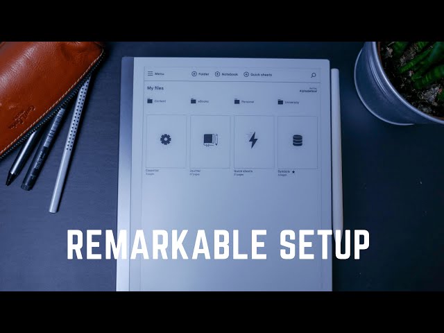 Set up your reMarkable