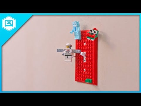 LEGO light switch cover read description 3D printed multiple colors!