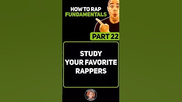 How To Rap Basics PART 22: Study Rappers #rapflow #rappers #howtorap