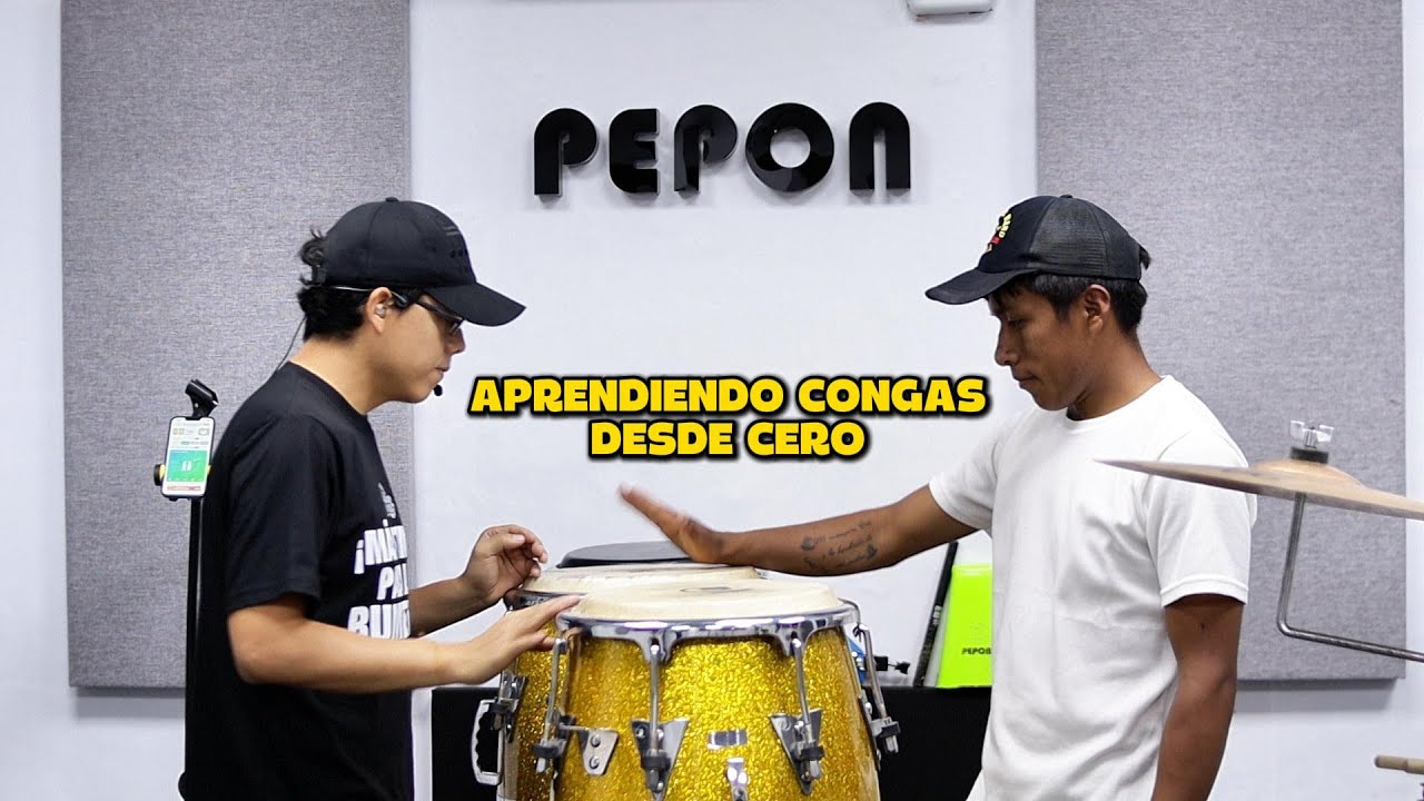 APRENDIENDO A TOCAR CONGAS DESDE CERO TERCERA CLASE