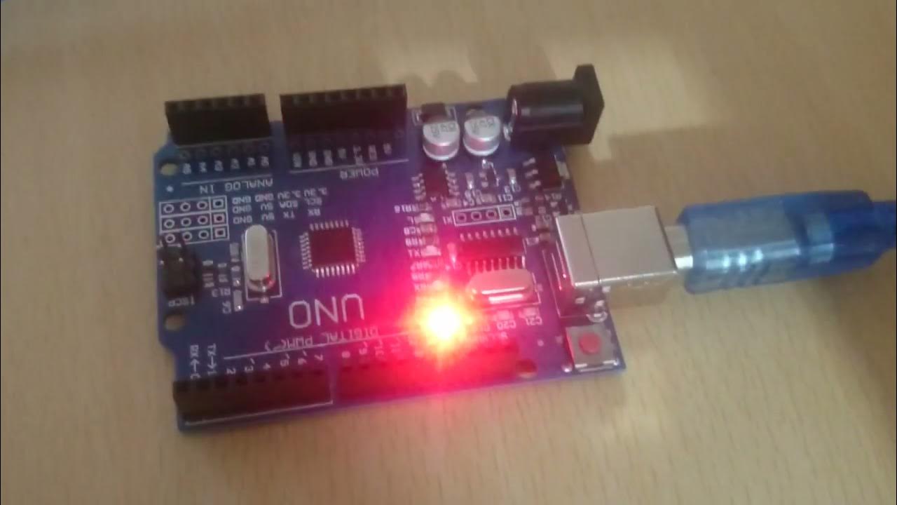 Arduıno ile ilk komut - YouTube