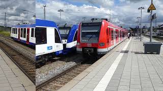 Züge in Holzkirchen | mit Lint54, Flirt3 und 423-Kupplungsmanöver