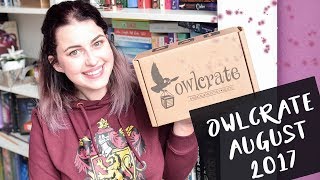 OWLCRATE UNBOXING AUGUST 2017 | Book Roast