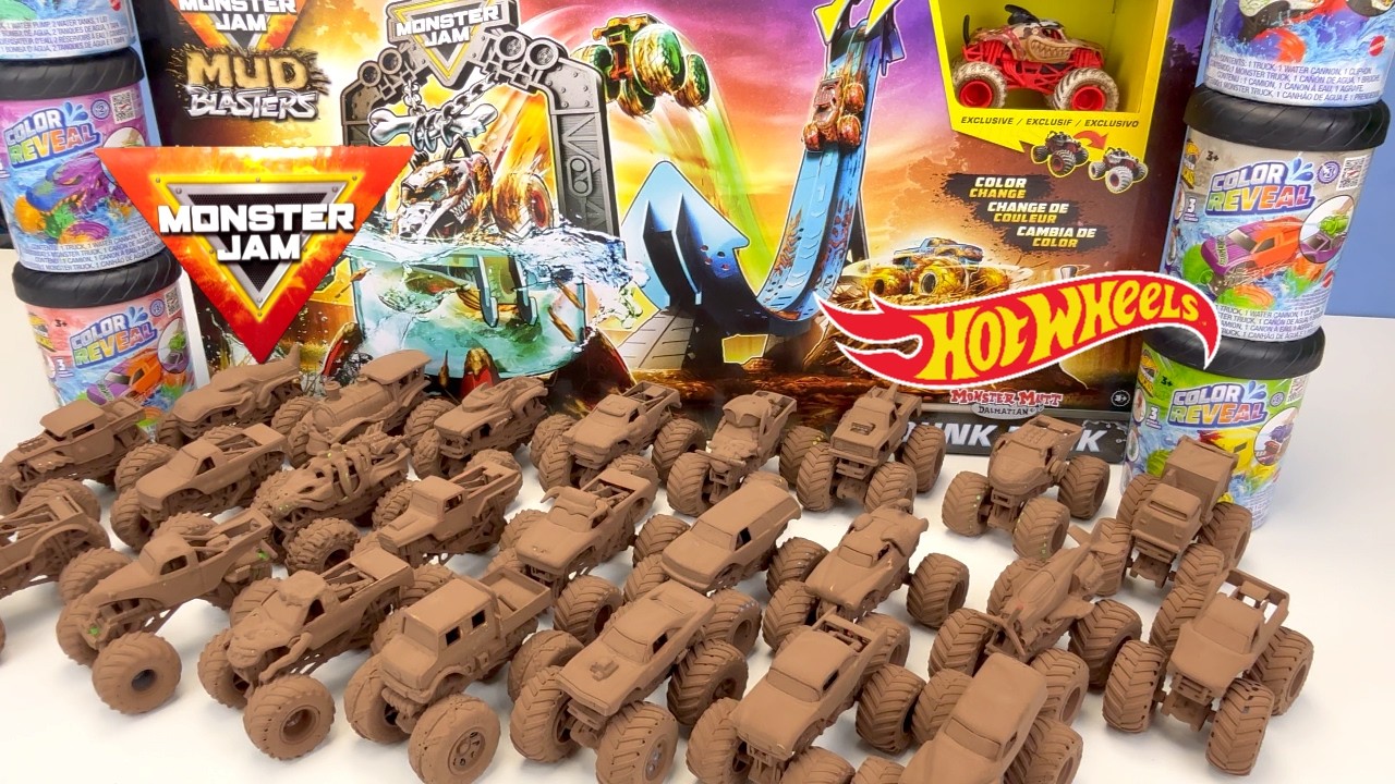 24X MYSTERY MUDDERS?? Monster Trucks: 12X Hot Wheel Monster Trucks & 12X Monster Jam Monster Trucks