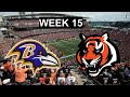 Ravens/Bengals W15 preview| Ravens/Steelers W14 review | Big 5 | Army/Navy | O's breakout players